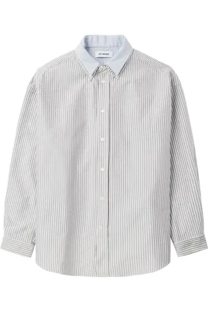 Hed Mayner Striped cotton shirt