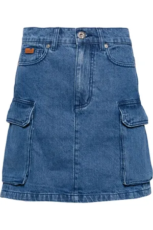 Chocoolate Cargo denim skirt