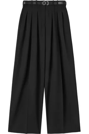 Jil Sander Belted wool palazzo pants