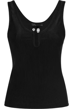 Philipp Plein Pierced sleeveless top