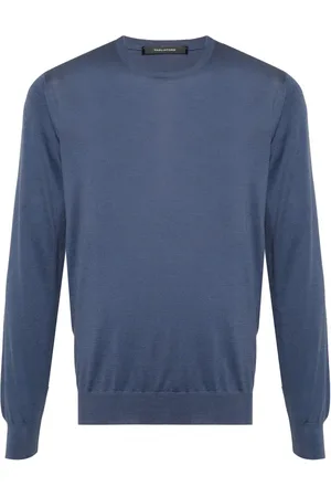 TAGLIATORE Gray crew-neck jumper