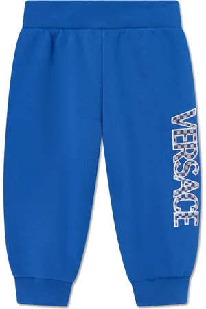 VERSACE Logo-embroidered track pants