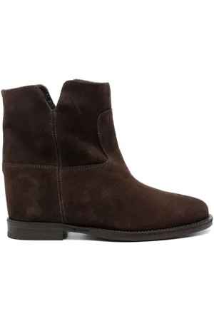 Via Roma Slip-on suede ankle boots
