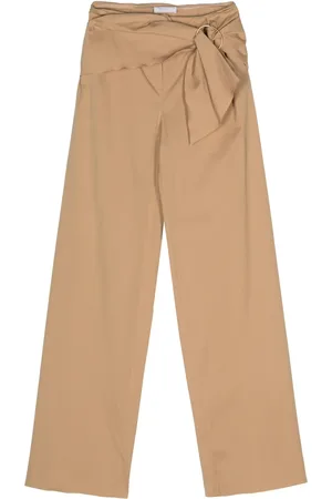 Prada 1990s belted straight-leg trousers