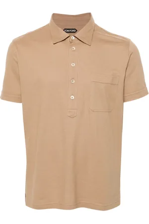 Tom Ford Piqué-weave polo shirt