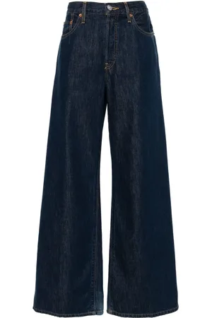RE/DONE Fortuna mid-rise palazzo jeans