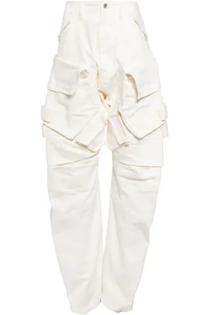 JULIUS Cargo-pocket cotton-blend trousers