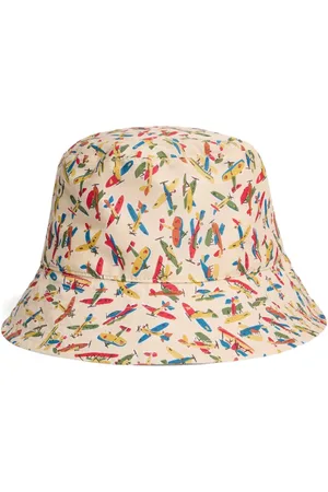 BONPOINT Theana plane-print bucket hat