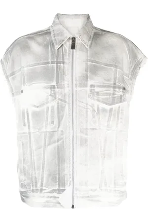 Givenchy 4G graffiti-print denim vest