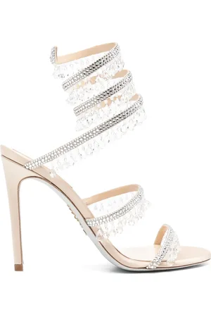 RENE CAOVILLA 100mm Cleo crystal-embellished sandals