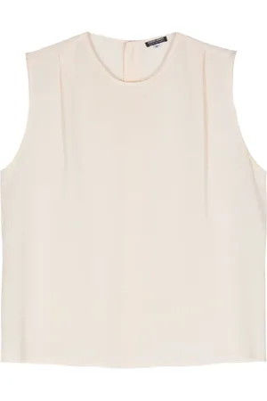 Giorgio Armani 1990s georgette silk tank top