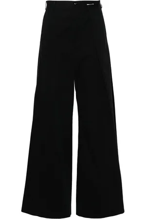 Maison Margiela Mid-rise wide-leg trousers