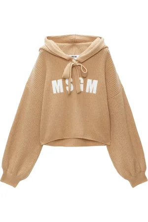 Msgm Logo-embroidered hoodie