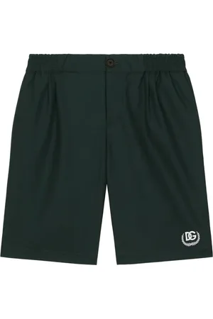 Dolce & Gabbana Embroidered-logo cotton shorts