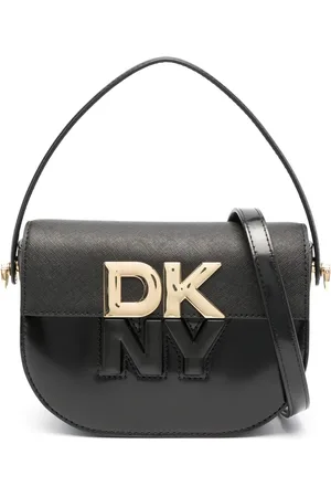 DKNY Logo-lettering tote bag