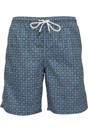 FEDELI Madeira graphic-print swim shorts