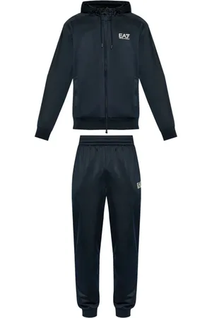 EA7 Logo-print track suit