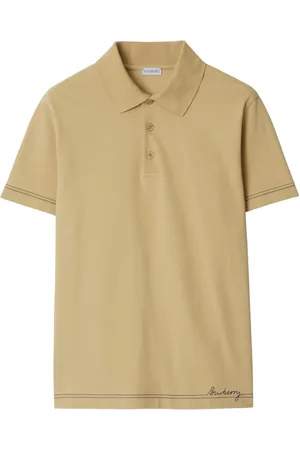 Burberry Logo-embroidered polo shirt