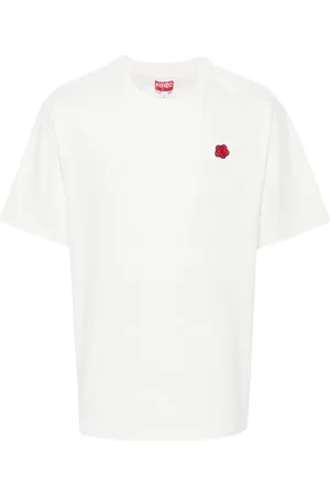 Kenzo Boke Flower-patch T-shirt