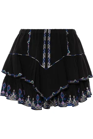 Marant Etoile Jocadia organic cotton ruffled shorts
