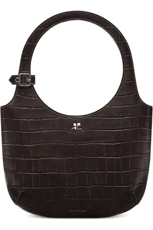 Courrèges Holy crocodile-effect tote bag