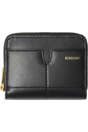 Burberry Snip logo-stamp leather wallet