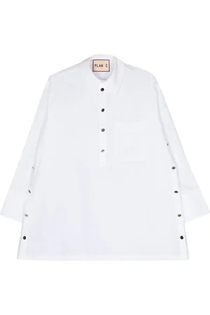 Plan C Long-sleeve poplin shirt