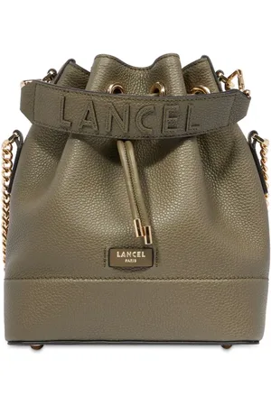 LANCEL Small Ninon De leather bucket bag