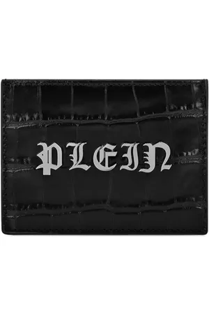 Philipp Plein Gothic Plein crocodile-embossed cardholder