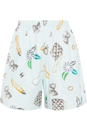 CHANEL 1990-2000s Icon cotton shorts