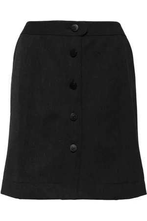 CHANEL 1998 stretch-wool miniskirt