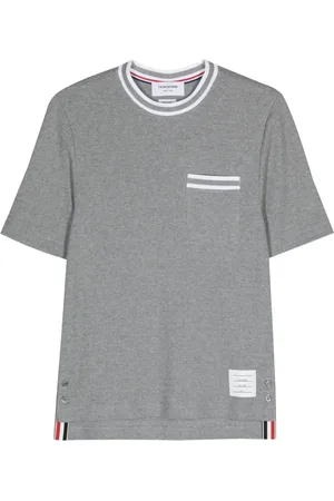 Thom Browne Pointelle cotton blend T-shirt