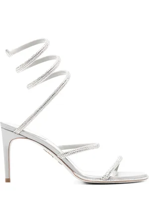 RENE CAOVILLA Cleo 80mm rhinestone-embellished sandals