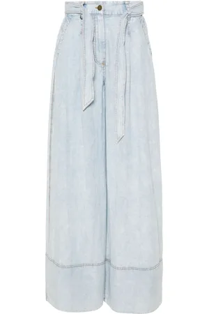 ZIMMERMANN Wide-leg cotton jeans