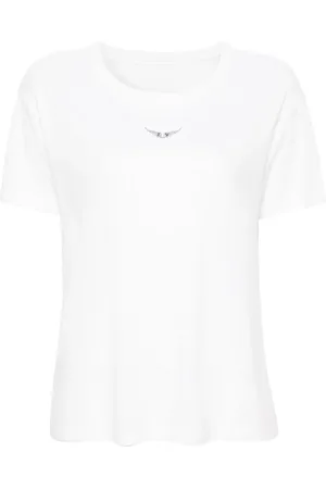 Zadig & Voltaire Marta wings-appliqu?? T-shirt