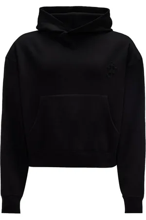J.W.Anderson Logo-embroidered organic cotton hoodie