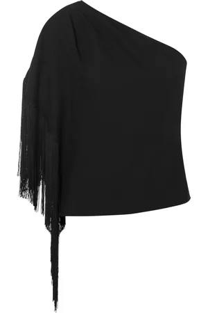 Moschino One-shoulder fringed blouse