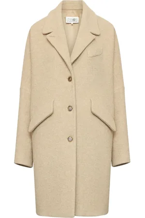 Maison Margiela Pile wool-blend coat