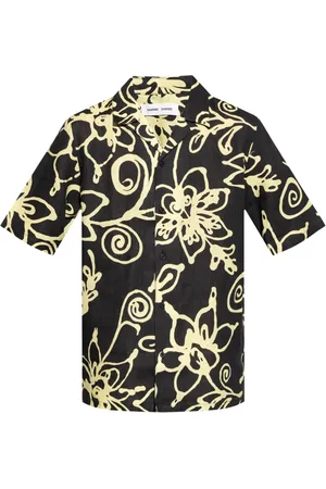 Samsøe Samsøe Floral-print linen shirt