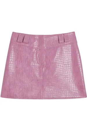 Apparis Faux-leather mini skirt