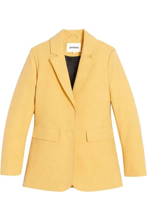 Apparis Faux-leather blazer