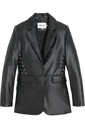 Apparis Faux-leather blazer
