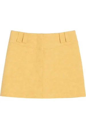 Apparis Faux-leather mini skirt