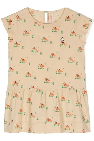 The Animals Observatory Hummingbird cotton dress