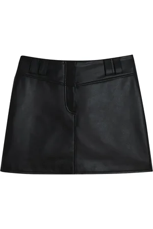 Apparis Faux-leather mini skirt