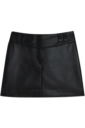 Apparis Faux-leather mini skirt