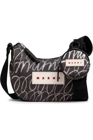Marni Logo-patch shoulder bag