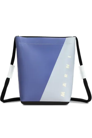 Marni Colour-block logo shoulder bag