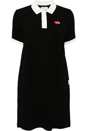 Chocoolate Logo embroidered short sleeve dress