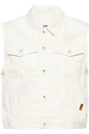 Chocoolate Logo-appliqué cotton vest